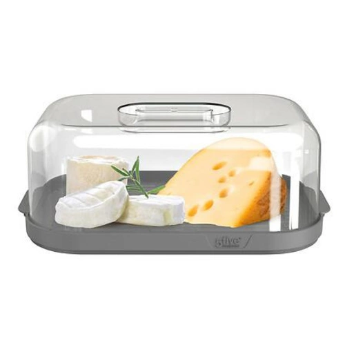 Plastová krabička na sýr Fresh Eat šedá