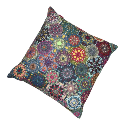 Dekorační sametový polštář Valencia 40x40 s potiskem antialergický do obýváku