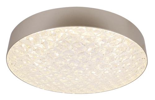 Luxis stropní LED svítidlo kulaté 48,5 cm zlaté moderní s dálkovým ovládáním do obýváku a ložnice