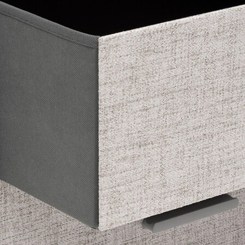 Moderní šedá komoda s šuplíky Granite 104 cm na nožičkách do obýváku a ložnice 5five