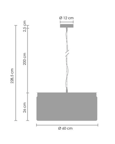 Křišťálový lustr SPARKLE ROUND antracit 60 cm do obýváku a jídelny nastavitelný