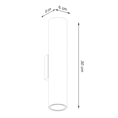 Nástěnné svítidlo loftové Lagos 2 béžové ocelové do obýváku a ložnice svítící dolů