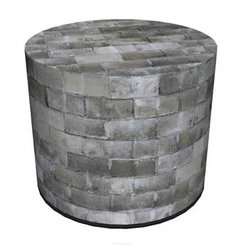 Puf Wall Intesi kulatý barevný do obýváku a ložnice moderní čalouněný 40 cm