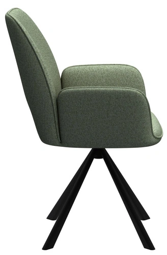 Otočná čalouněná jídelní židle Graham Actona zelená