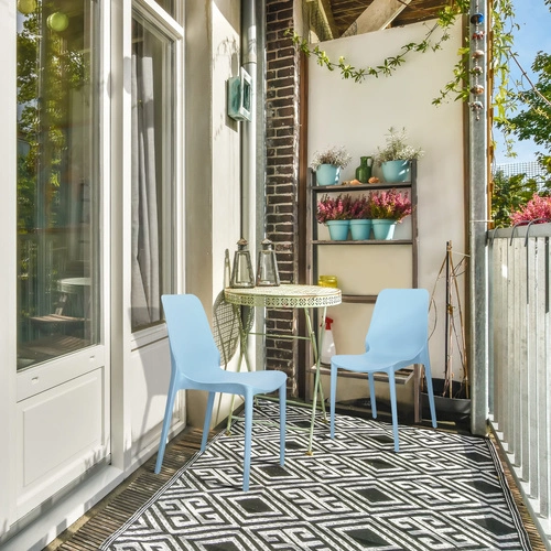 Zahradní židle Ginevra SCAB Design antracitová s područkami, stohovatelná, moderní