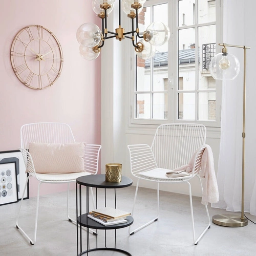 Černý skleněný fotorámeček 30x40 Manu Atmosphera na zavěšení moderní