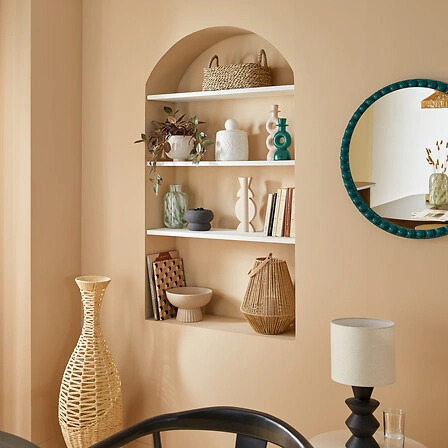 Dekorativní totem Mala 25 cm béžový