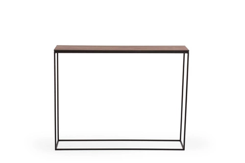 Úzká moderní přístěnná konzole do předsíně ořech americký STAM 200 NORDIFRA