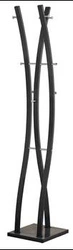 Stojanový věšák Arc černý kovový do předsíně moderní na oblečení Intesi