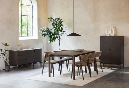 Komoda Arun 160 cm espresso moderní se zásuvkami do obývacího pokoje