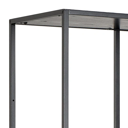 Knihovna Seaford II loftová s 2 zásuvkami černý jasan