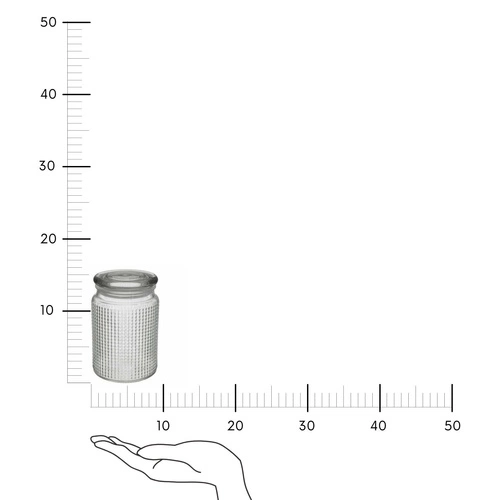 Skleněná nádoba Dolce 0,72 l