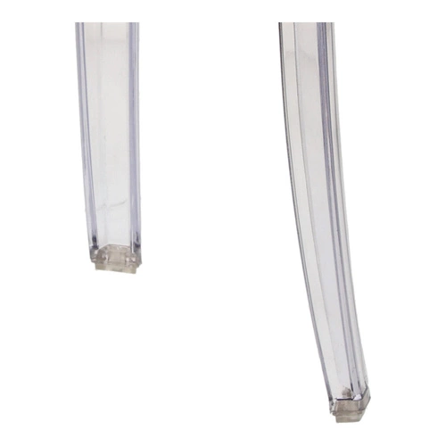 Průhledná stolička Ghost Duch 46 cm moderní do kuchyně a toaletního stolku D2.DESIGN stohovatelná