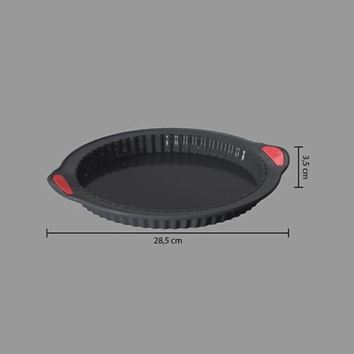 Silikonová forma na jablečný koláč šedá 26 cm na pečení 5five simply smart