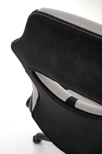 Ergonomická otočná kancelářská židle pro teenagery Bloomi šedá s opěrkou hlavy a nastavitelnou výškou Intesi