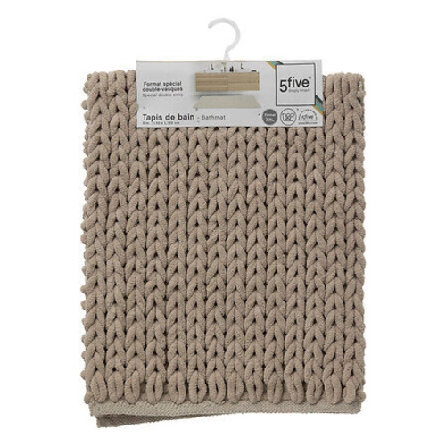 Béžová koupelnová předložka Colors 50x120 cm moderní měkká bavlněná do koupelny 5five