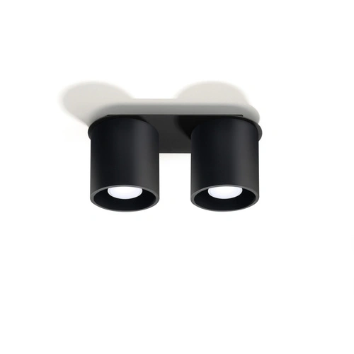 Stropní svítidlo Orbis 2 černé moderní kovové do obýváku kuchyně ložnice Sollux