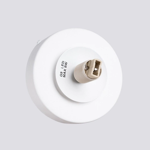 Nástěnné svítidlo YOLI 1 bílé moderní do obýváku a ložnice sklo SOLLUX LIGHTING