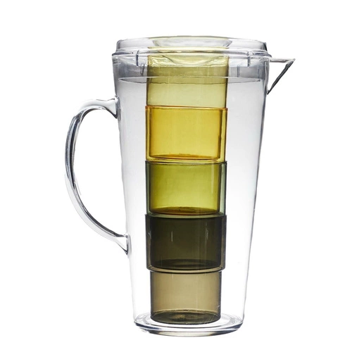 Sada Soleil džbán a 4 sklenice