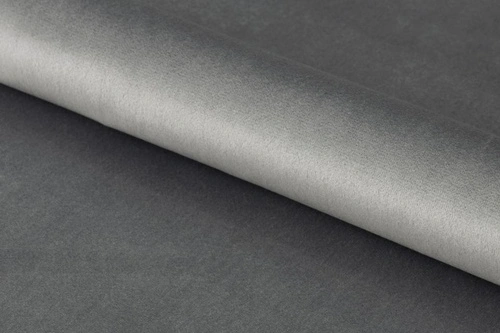 Actona Dia šedá sametová jídelní židle moderní na černých nohách