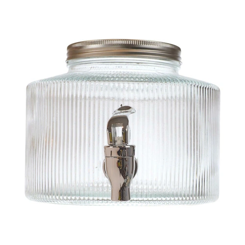 Skleněný nápojový dávkovač s kohoutkem Colar 2 l Intesi na limonádu a vodu