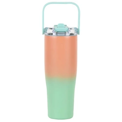 New York 900ml oranžový a zelený termohrnek