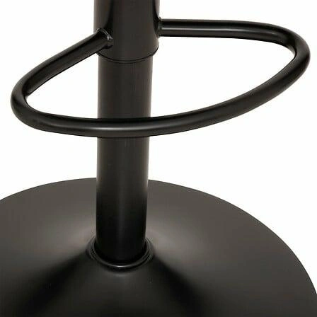 Barová stolička Ilsa do kuchyně, otočná a výškově nastavitelná, bez opěradla, šedá, 75 cm