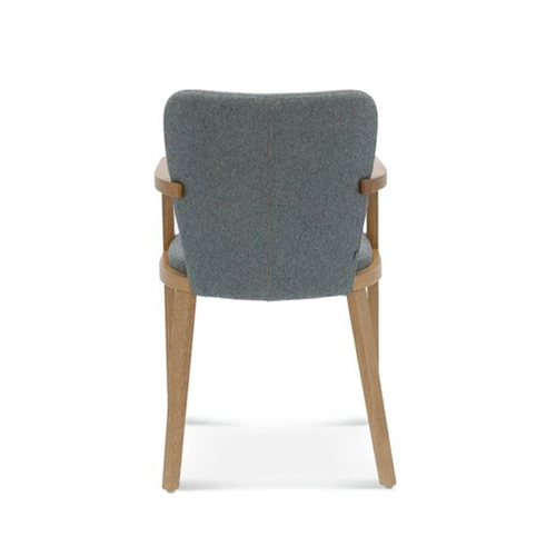 Čalouněná jídelní židle s područkami Fameg Lava dub premium na míru do jídelny a obýváku