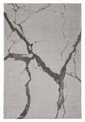 Moderní koberec Statuario Light Gray 200x300 do obýváku snadno čistitelný glamour mramor