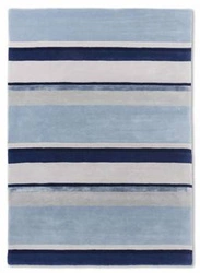 Moderní vlněný koberec do obýváku Eaton 250x350 geometrický měkký Laura Ashley