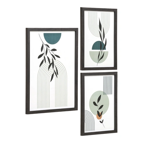 Aspen černé fotorámečky sada 3 ks moderní dekorace