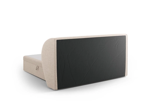 Čalouněná postel Miley béžová 160x200 s úložným prostorem moderní do ložnice