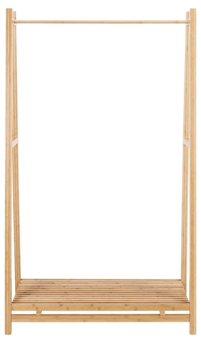 Bambusový stojanový věšák s policí na boty do předsíně v boho stylu Actona