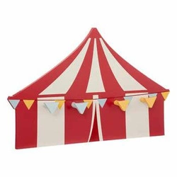 Nástěnný věšák Circus Atmosphera moderní do dětského pokoje barevný 4 háčky MDF