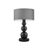 Stolní lampa Honolulu stínidlo šedé stojan černý