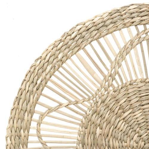 Boho nástěnná dekorace Seagrass Atmosphera přírodní ozdoba na zeď do obýváku a jídelny