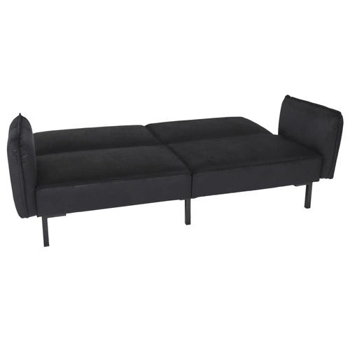 Rozkládací pohovka Giulia černá moderní s funkcí spaní do obýváku a studentského pokoje