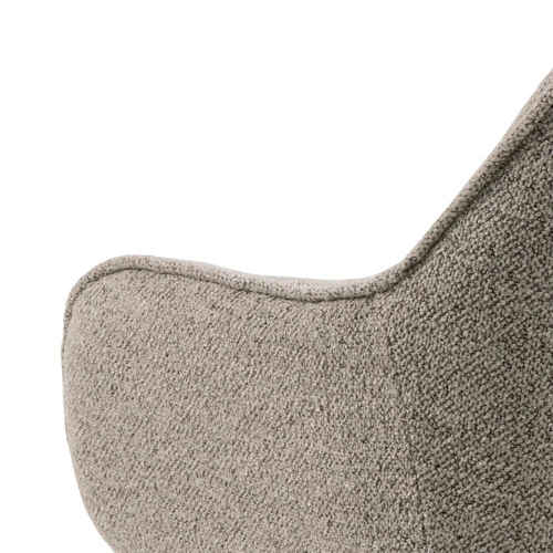 Čalouněná jídelní židle Brooke béžová s područkami moderní do jídelny a obýváku Actona