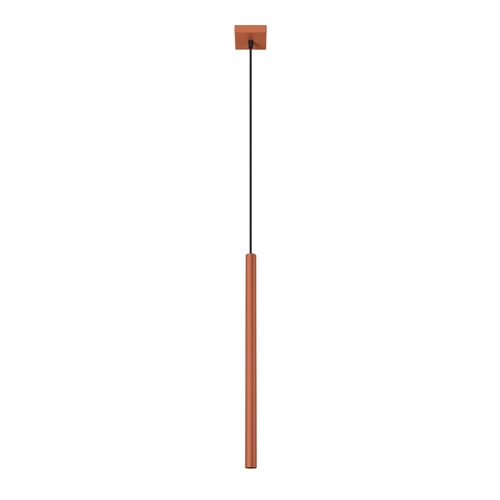 Visící lampa PASTELO 1 okrová červená