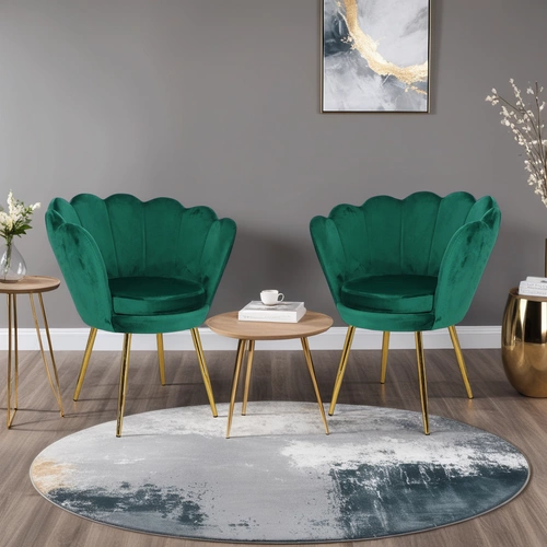 Židle Shell Florence VIC zelená