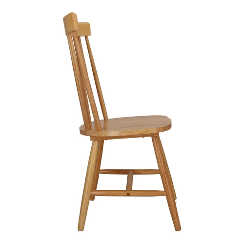 Dřevěná jídelní židle Tulno Intesi, vintage styl, přírodní barva, pohodlné opěradlo
