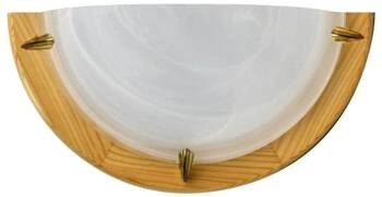 Stropní svítidlo Duna plaf 1/2 borovice alabastr 1x60W