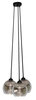 Trio 1 závěsná lampa 3x60W E27 chrom