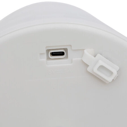 LED noční lampička Zack bílá Atmosphera moderní voděodolná do ložnice a na zahradu