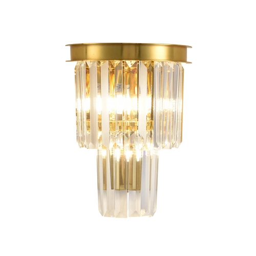 Zlatá nástěnná lampa SPLENDORE 20 cm