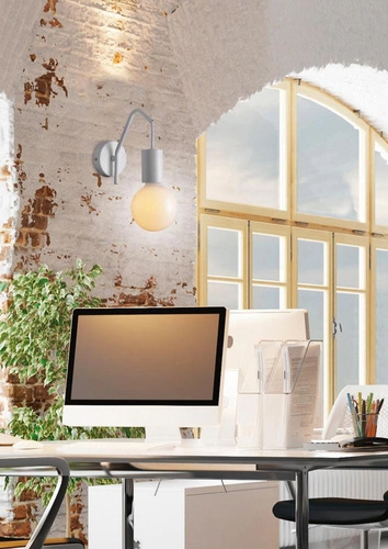 Nástěnné svítidlo Basso moderní bílé kovové do ložnice a obývacího pokoje CANDELLUX LIGHTING