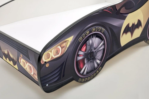 Dětská postel Batman Car šedá