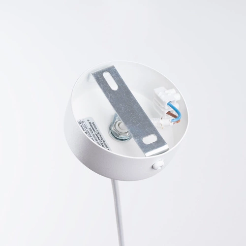 Závěsné svítidlo BRINA bílá moderní do obýváku a jídelny ocelové rozptýlené světlo