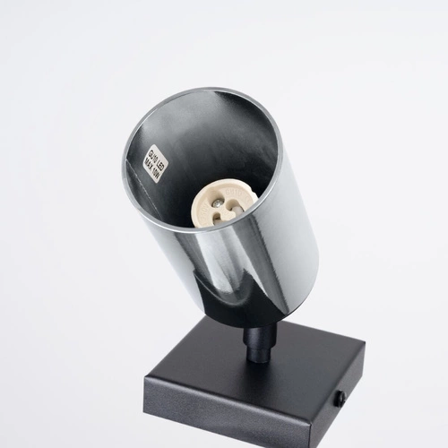 Moderní nástěnné svítidlo WINX černý chrom, nastavitelné kovové do obýváku a ložnice SOLLUX