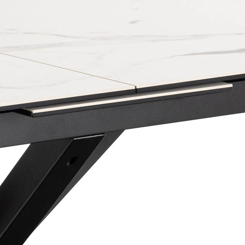 Rozkládací jídelní stůl Heaven Actona bílý mramor 168-210x90 cm moderní keramický